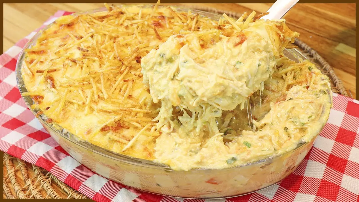 Fricassê Fit de Frango com Purê de Mandioquinha