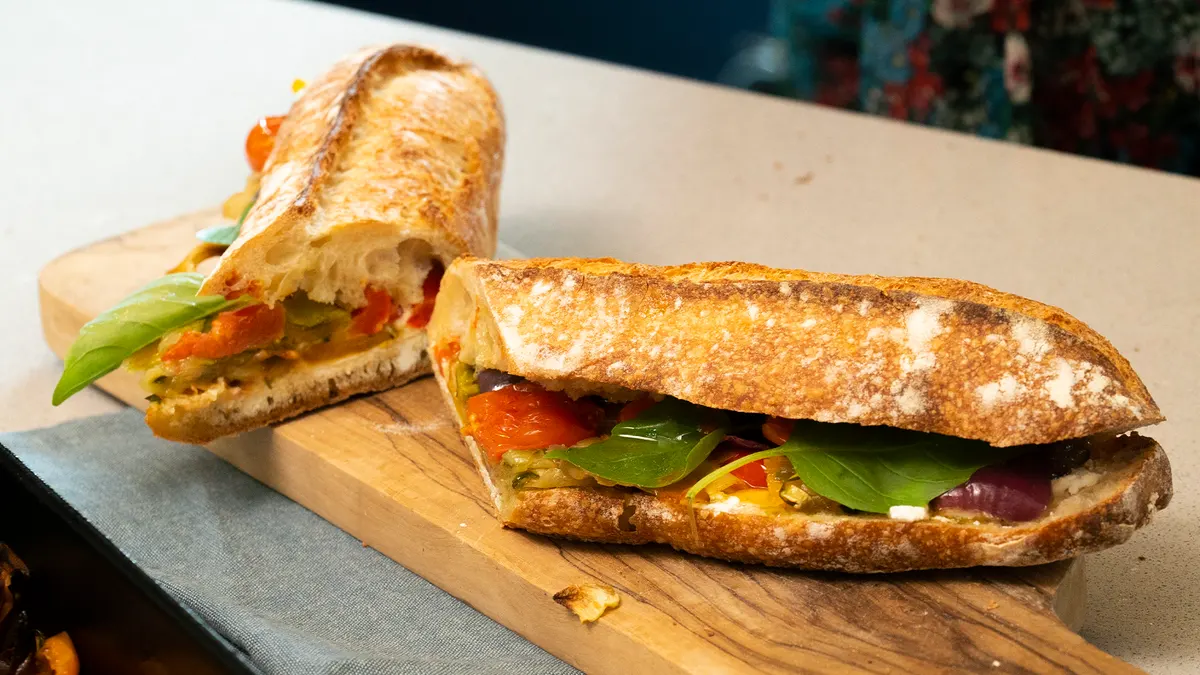 Sanduíche Vegetariano