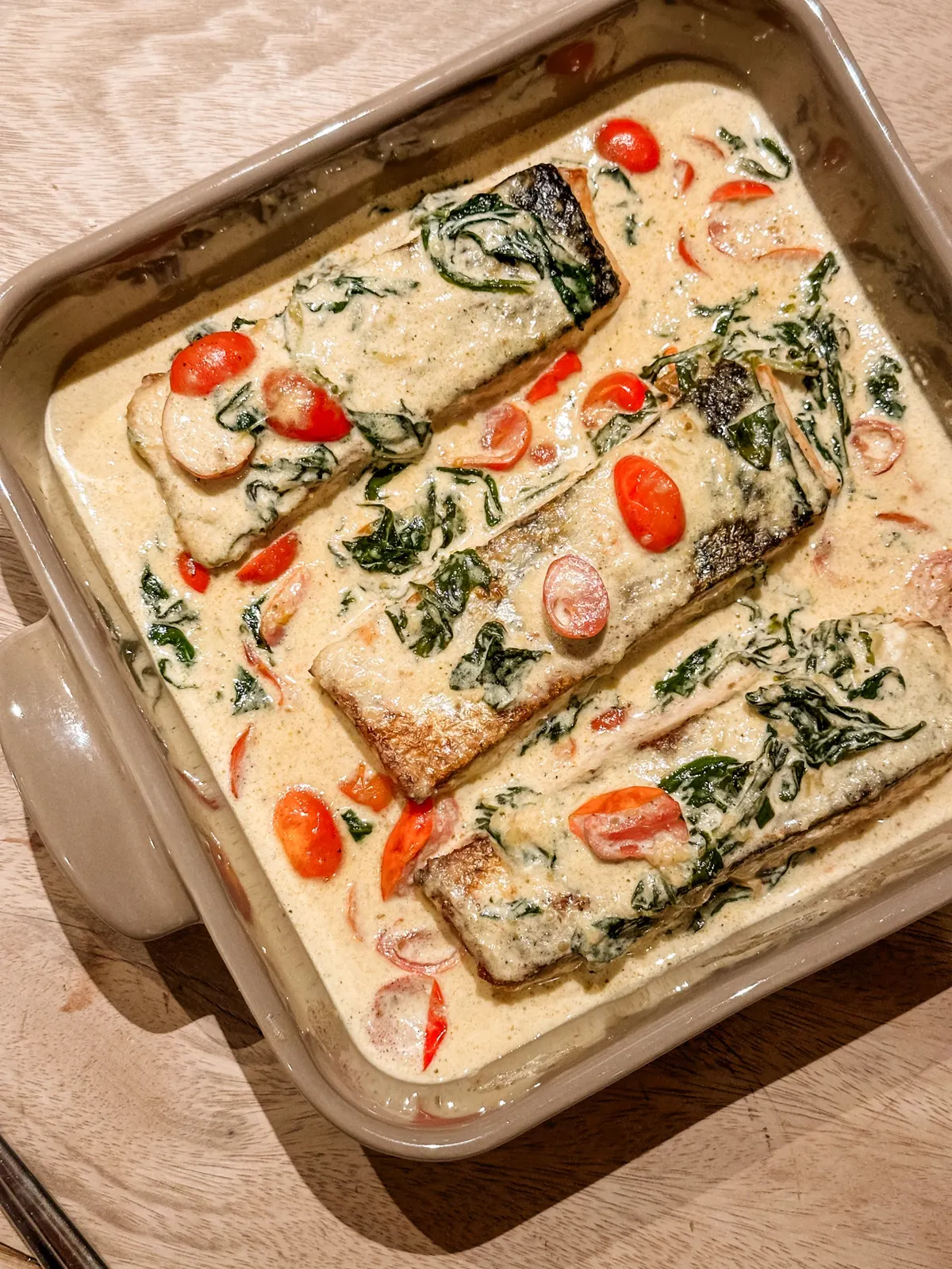 Salmão à Toscana